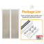 Portes de placard coulissantes à double porte en verre givré 1-Lite Double Doors-110431056
