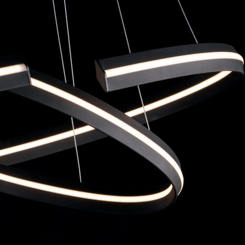 Sonoita 1 - Light Geometric LED Chandelier, 4000K, 120Cm x 120Cm x 60Cm