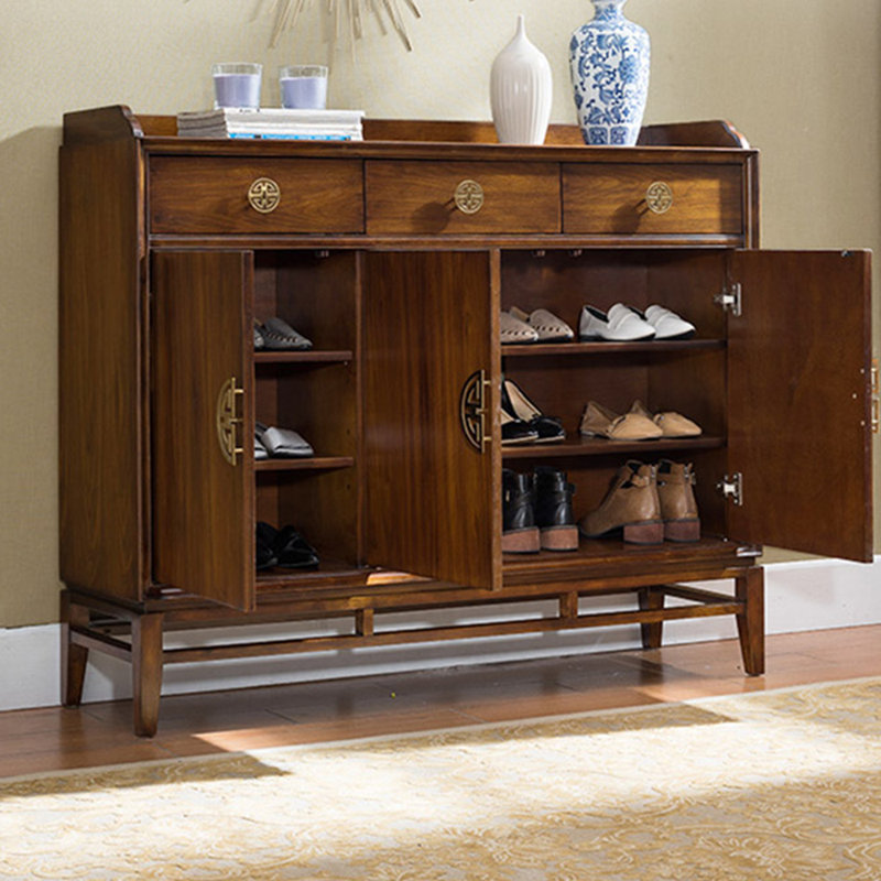 Classic large storage shoe cabinet