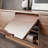 Solid wood large capacity TV cabinet-106218981