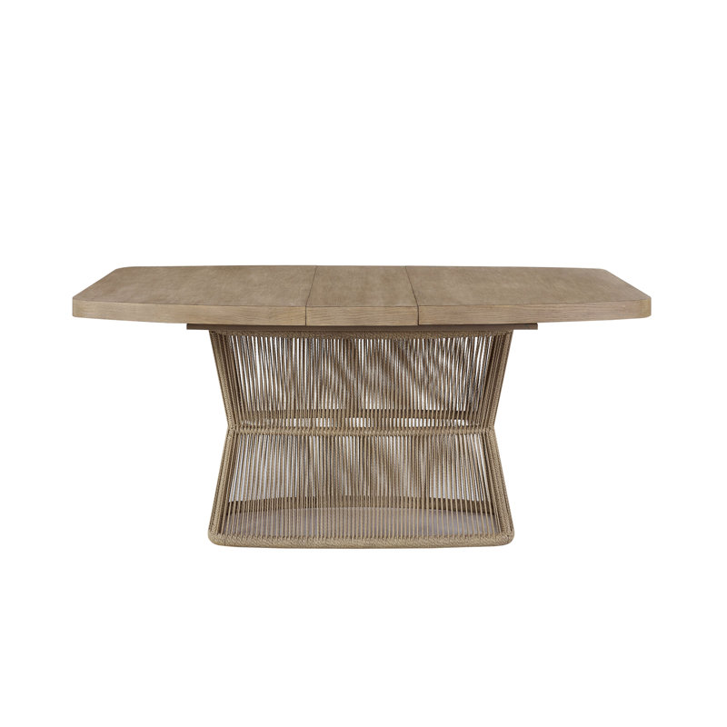 Dining Table - Toffe with Rope Base