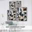 ABSTRACT Series LXI, reproduction encadrée - bois massif-1227630964