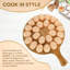 Plateau rond en bois