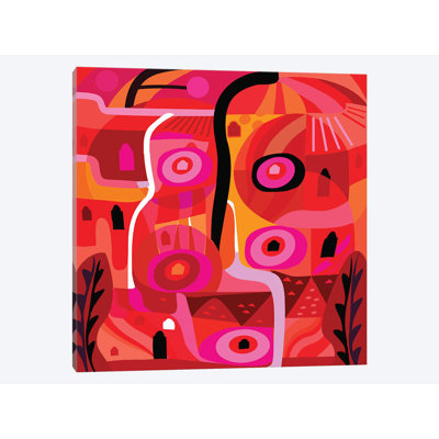 « zacatecas plaza » par charles harker, impression sur toile