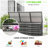 175 Gallon Outdoor Storage Box With Inner Liner, PE Rattan Wicker Deck Box With Pneumatic Bar Lift For Indoor & Outdoor Storage, Patio Furniture Cushions, Pool Toys, Garden Tools-111475359
