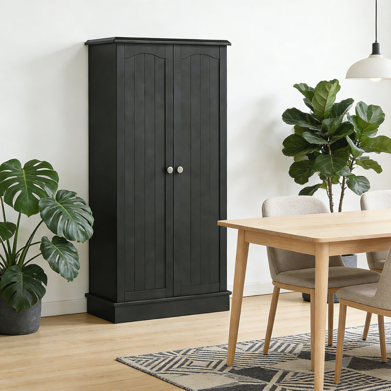 Armoire de cuisine moderne, armoire de cuisine, Noir