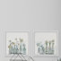 Ensemble de 2 reproductions d’art sur papier encadrée « transparent White Blooms » par Marmont Hill