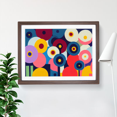 Cosmopolitan Flower Market Abstract - Single Picture Frame Print