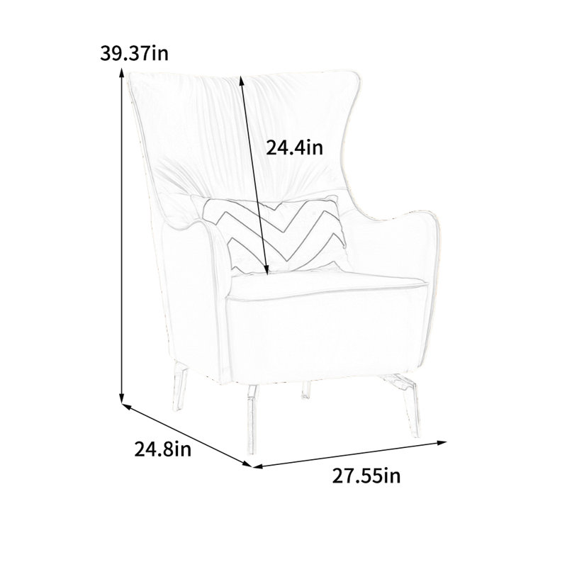 Fauteuil ergonomique minimaliste en similicuir, Similicuir jaune