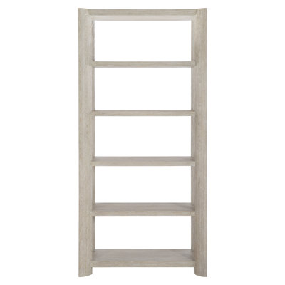 Arlyn 86" H x 40.25" W Solid Wood Etagere Bookcase