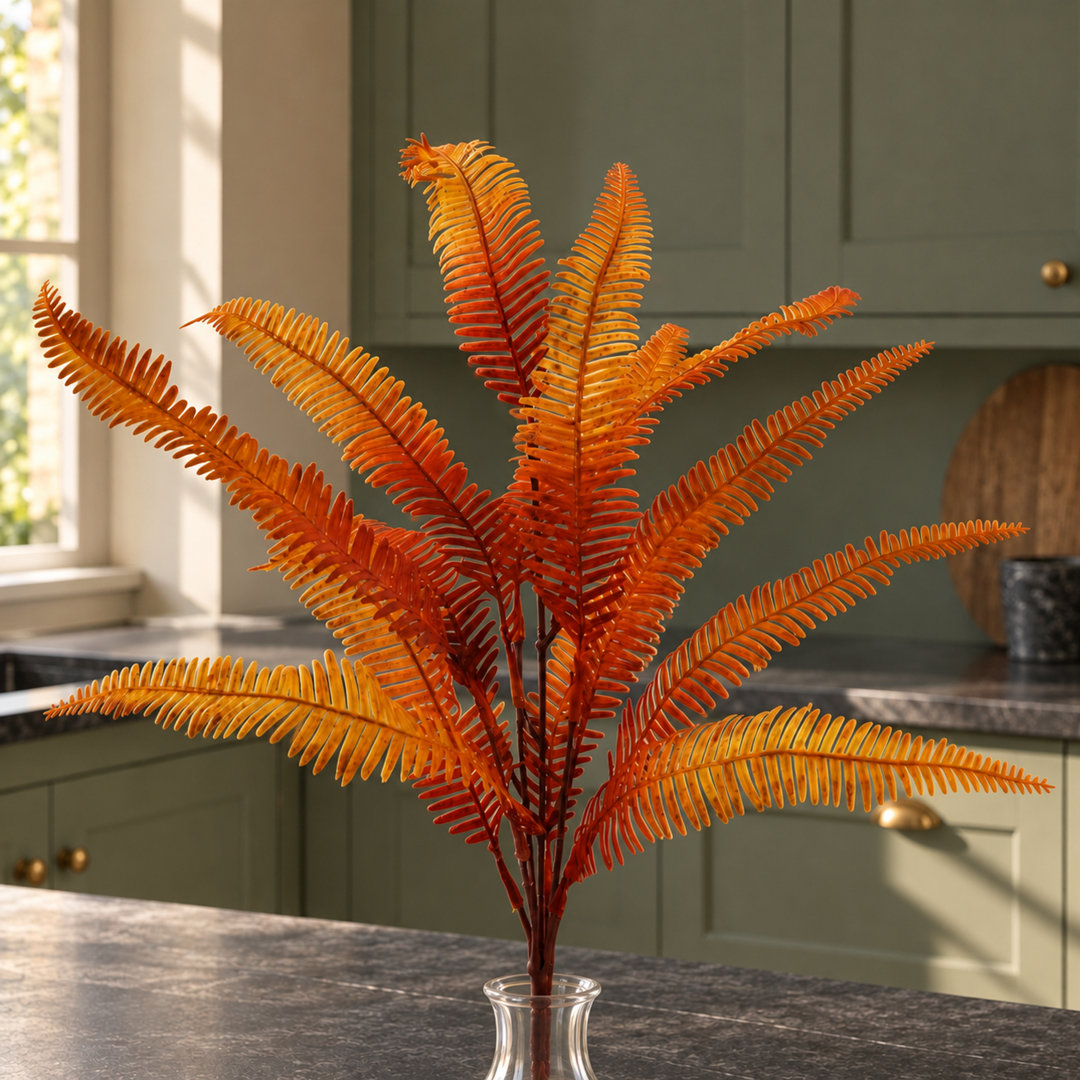 55 cm H Faux Palm and Foliage Plant