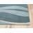 Patillo Cabo Handmade Wool Blue Ocean Waves Area Rug-1684360962
