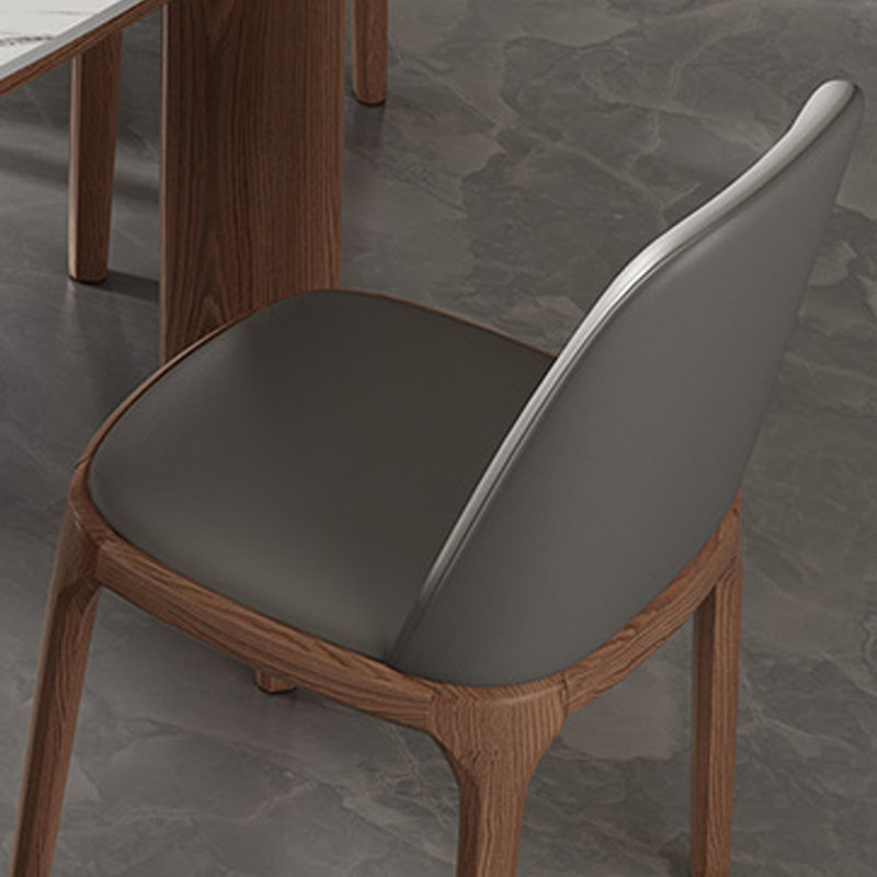Ensemble de table de salle à manger Modern, H 28,74 po x L 55,11 po x l 31,49 po, Gris
