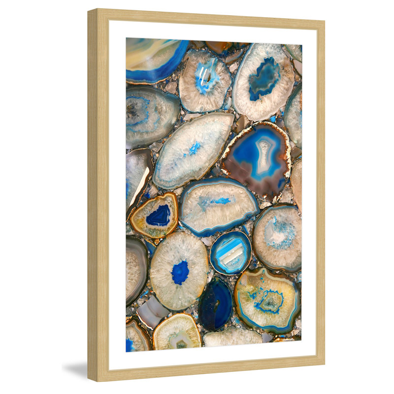 « embedded », reproduction d’art encadrée, H 24 po x l 16 po x P 1,5 po, Cadre en bois naturel