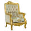 Luxor Tufted Wingback Chair-938452647