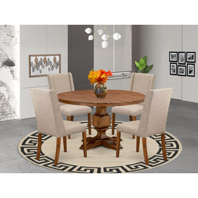 Acacia Solid Wood Dining Set