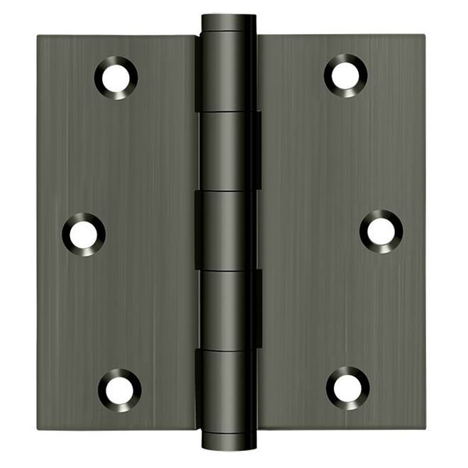 Butt Bearing Hinge, Antique Nickel
