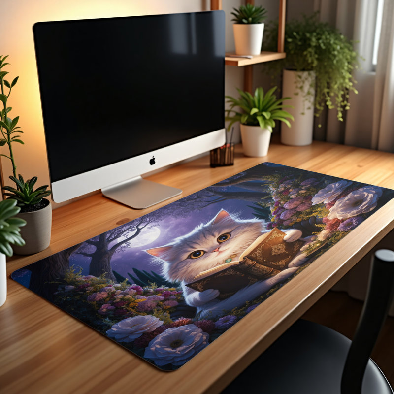 Polyester Desk Pad, 31.5x15.5