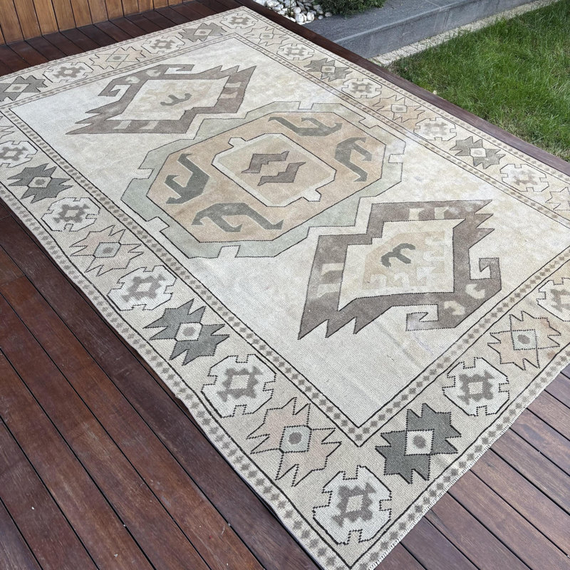 Tapis Oushak Grand Vintage