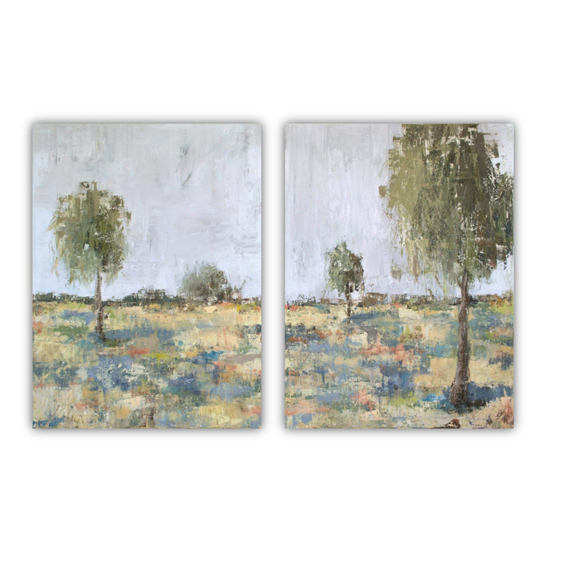 2 - Pieces, Brown Floater Framed, 36" W x 48" H x 3" D