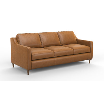 Sorrento 79" Wide 100% Full Top Grain Leather Sofa