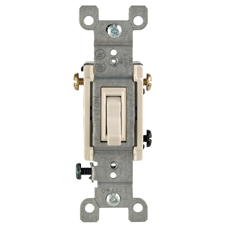 15 Tamper Resistant Single Pole Toggle Light Switch