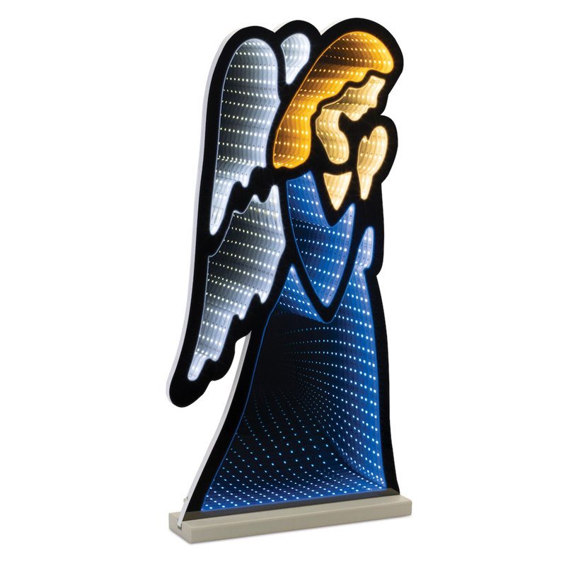 Présentoir lumineux Holiday Angel Ekko, H 24,5 po x l 3 po x P 12,5 po