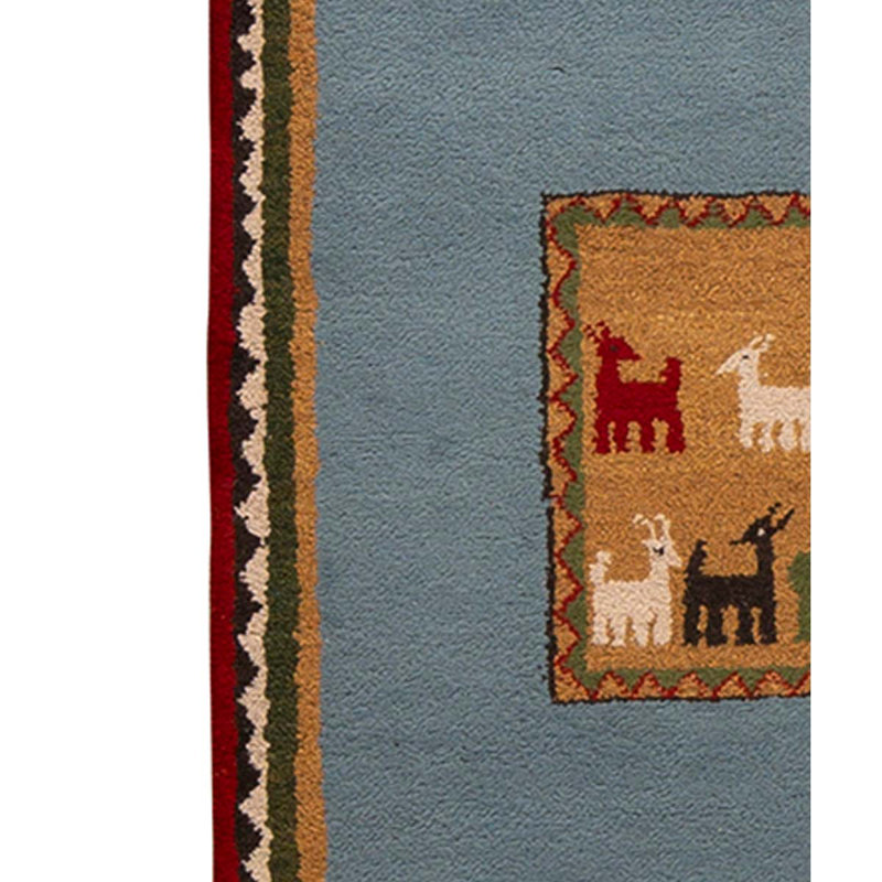 Hand Knotted Southwestern Area Rug