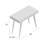 Chicago Solid Wood Solid Wood Writing Desk-1958167481