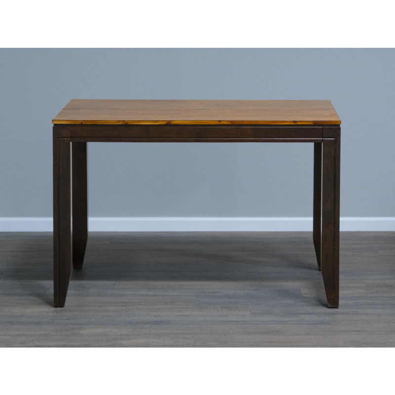 Elvecius Extendable Acacia Solid Wood Dining Table