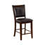 Tabouret de bar 2 pièces en polyuréthane de style campagnard avec repose-pieds et repose-pieds