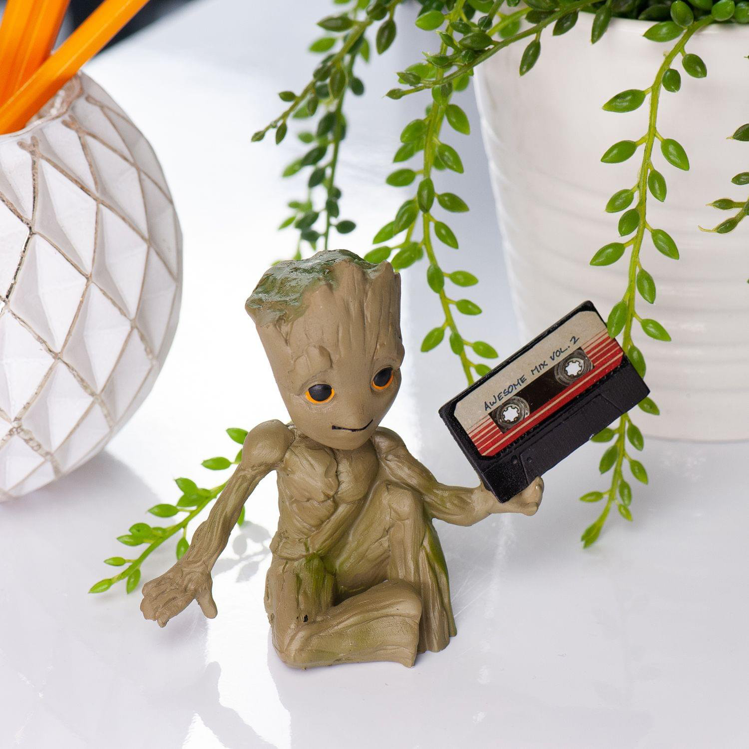 Cute Waving Baby Groot Figure Avengers Infinity War Marvel Guardians of the  Galaxy 3D Printed Hand Painted Toy I Am Groot Cristmas Decor 