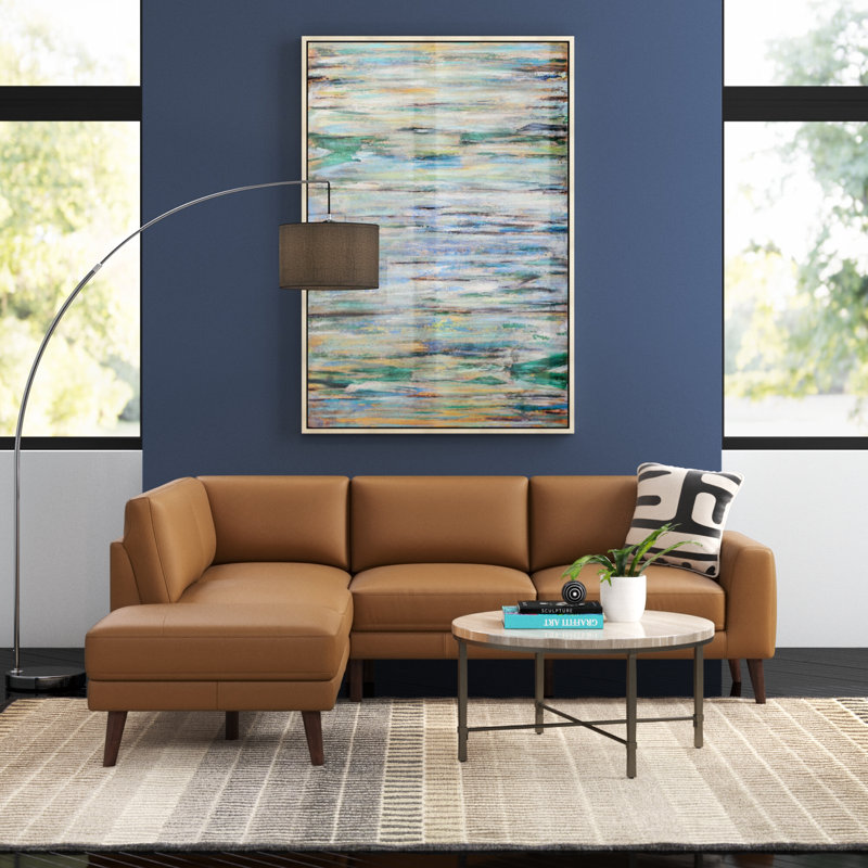 Bernis Upholstered L-Shaped Sectional, Left Hand Facing
