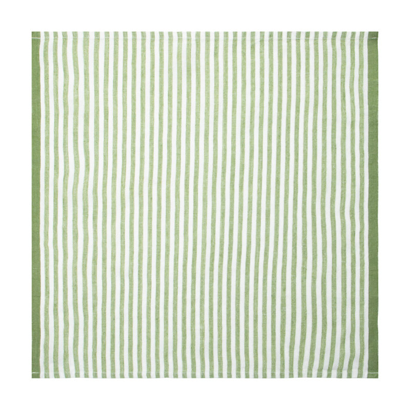 Adamsburg Linen Square Napkins, Basil