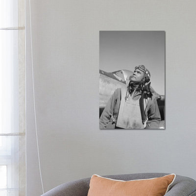 Benjamin Oliver Davis Jr., Commander of the Tuskegee Airmen 1 Piece Wrapped Canvas Wall Art