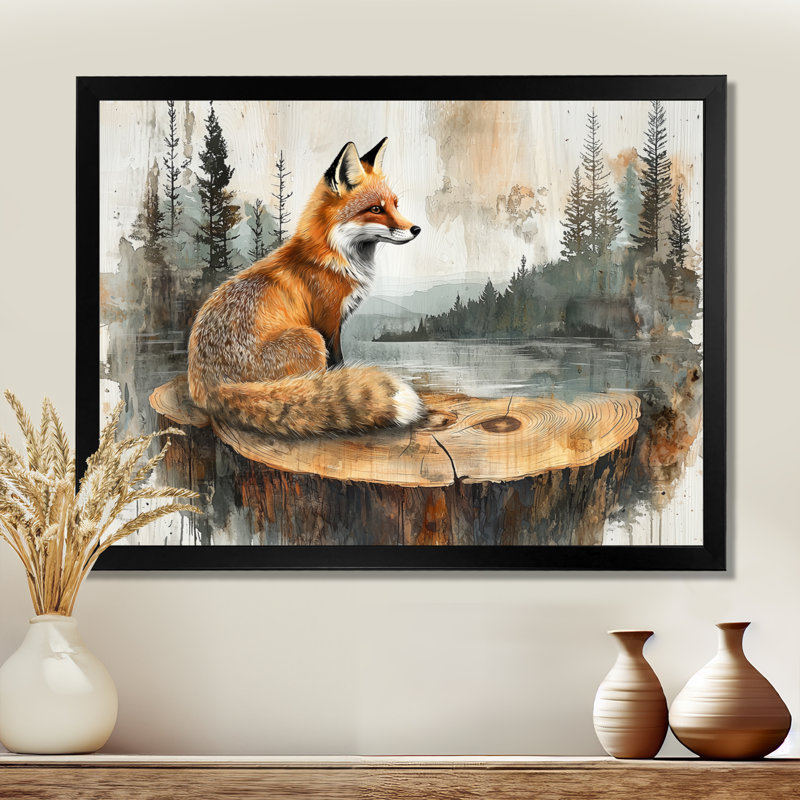 Gieneke - Animals Canvas Art Print, Reproduction encadrée d'une seule photo, Noir, H 24 po x l 32 po