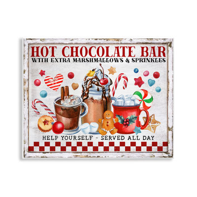 Art mural sur toile "Hot chocolat" par Creatif Belle