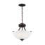 Luminaire suspendu convertible semi-encastré à deux lumières Geary de Génération Lighting -238977078