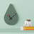 Ullyot MDF Wall Clock with Aluminum Hands and Silent Non-Ticking Teardrop Shaped Design-1564157078-1538751425