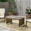 Armoire de bout en bois pour jardin - Complétez votre table basse pour améliorer votre espace extérieur