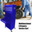 Chariot détachable pour 6 outils - bleu, grand espace de rangement interne pour atelier de réparation-1737288573