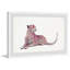 « pink cheetah »-impression d’art graphique sur papier encadrée-50107373