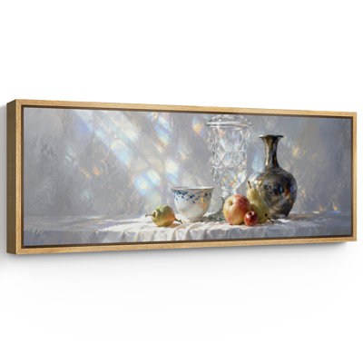 Still Life Artwork, Living Room Pictures, Framed Canvas Giclee Print 3 Pieces Wall Art Muri