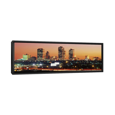 " Buildings Lit Up At Dusk, Fort Worth, Texas, USA #2 " by Panoramic Images