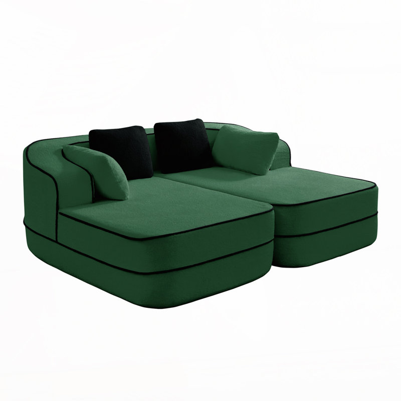 Canapé Teddy, Vert