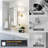 Wall Sconces Set Of Two Battery Operated, Rechargeable Wireless Wall Lights With Remote, 5200mah Dimmable Detachable Bulbs-224016452-222938689