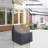 Marindo Patio Aluminum Swivel Lounge Chair Patio Cover