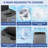 Nina 2.4 cu. ft. Portable Automatic Washer W/ 10 Programs & 8 Water Levels Selections Built-in Drain Pump,Gray-94815450