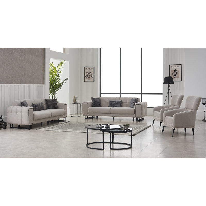 Poltee 4-Piece Storage Sofa Set