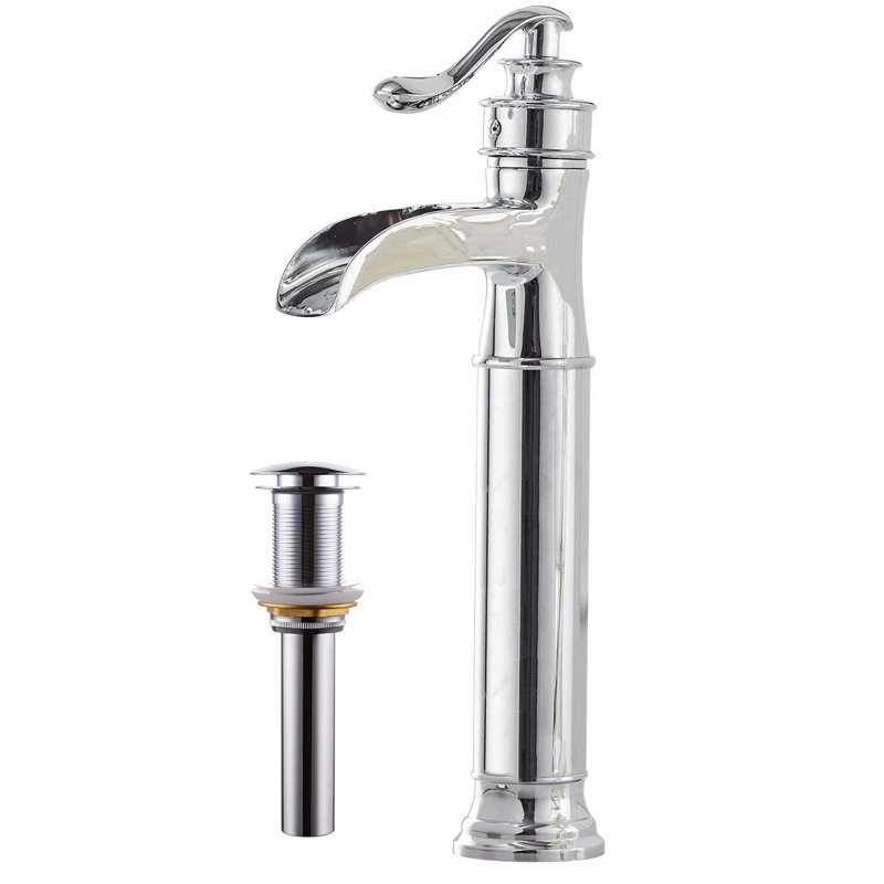 Robinet de salle de bain vasque, Chrome, Oui